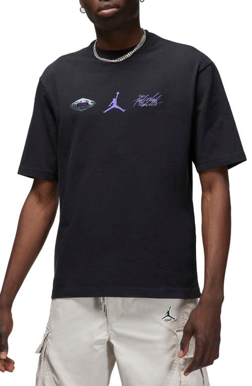 Jordan Flight Heritage '85 Graphic Tee in Black at Nordstrom, Size Xx-Large