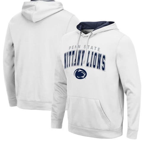 Men's Tommy Bahama Gray Penn State Nittany Lions Palm Frenzy Hoodie Long Sleeve T-Shirt