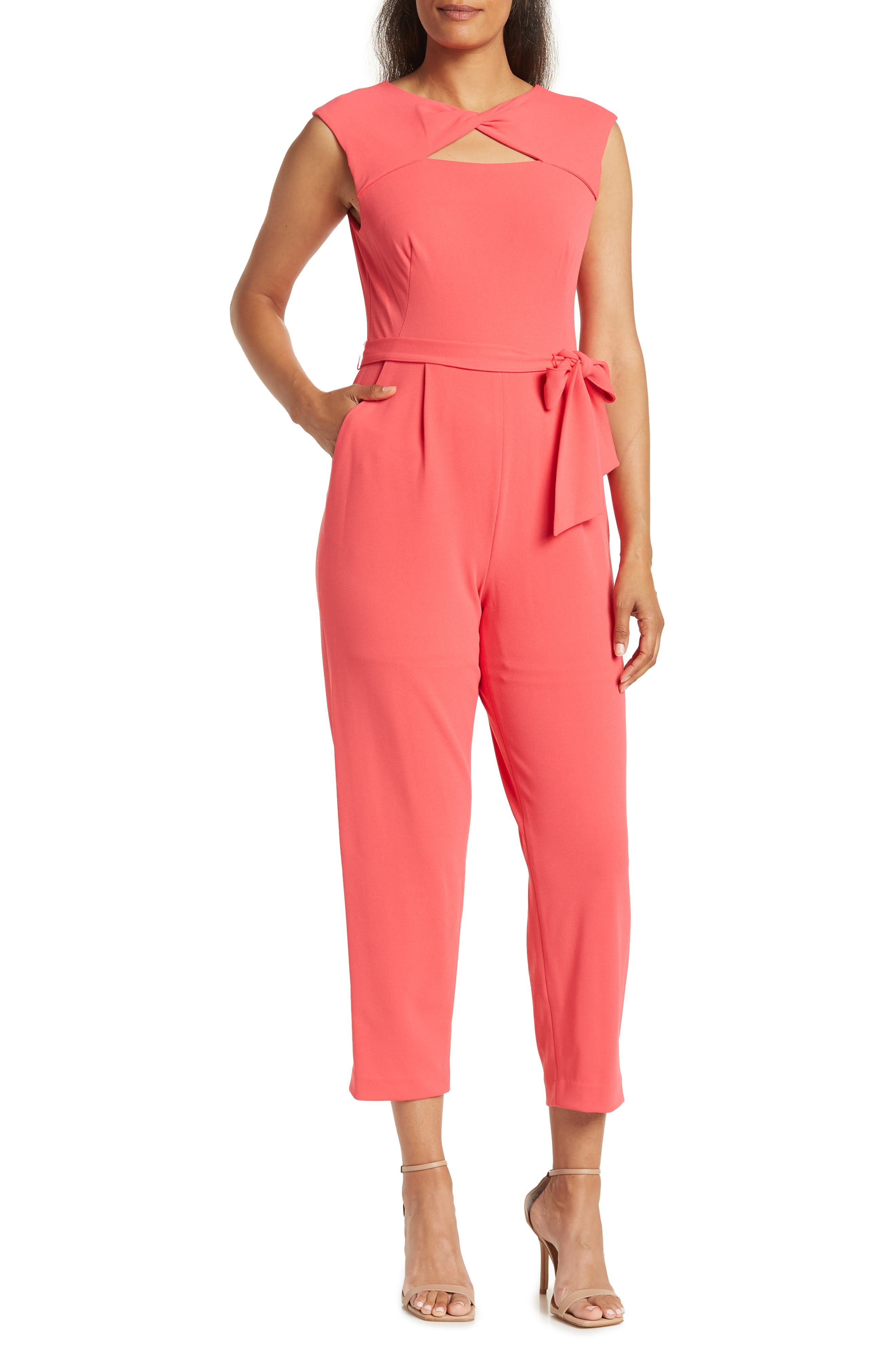 calvin klein cut out jumpsuit