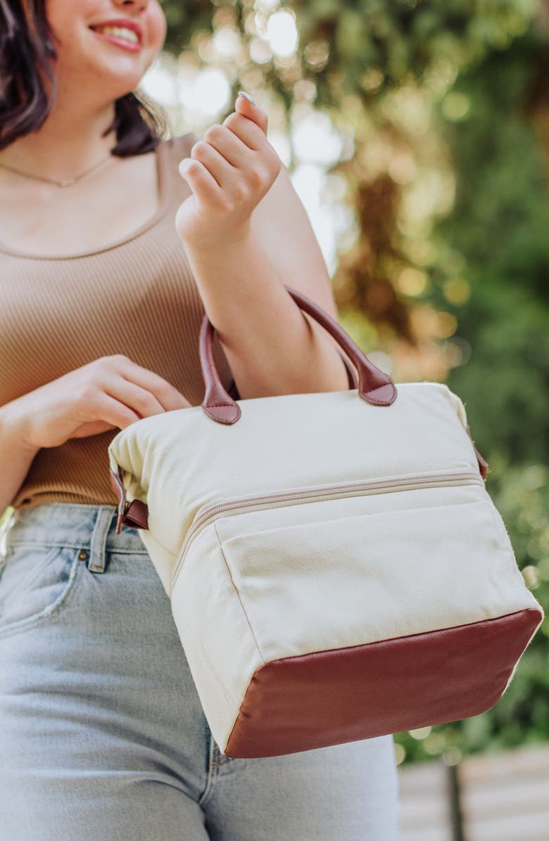 Picnic Time Urban Insulated Lunch Tote Bag, Alternate, color, Beige