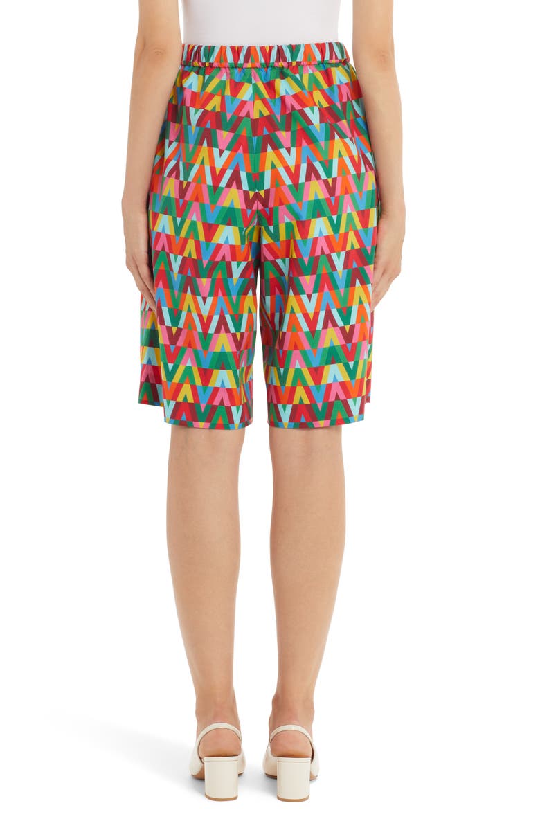 V Optical Valentino Archive 1973 Cotton Bermuda Shorts V Optical Valentino Archive 1973 Cotton Bermuda Shorts