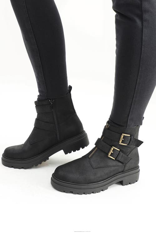 Shop Bella Vita Arcadia Buckle Boot In Black