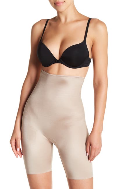 Image of SPANX Slimplicity High Waist Mid-Thigh Shorts