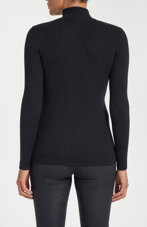 Anatomie Stacey Ribbed Sweater In Black