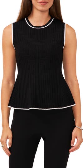 Black hotsell peplum sweater