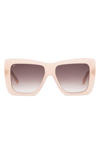 Sito Shades Papillion 56mm Gradient Standard Square Sunglasses In Neutral