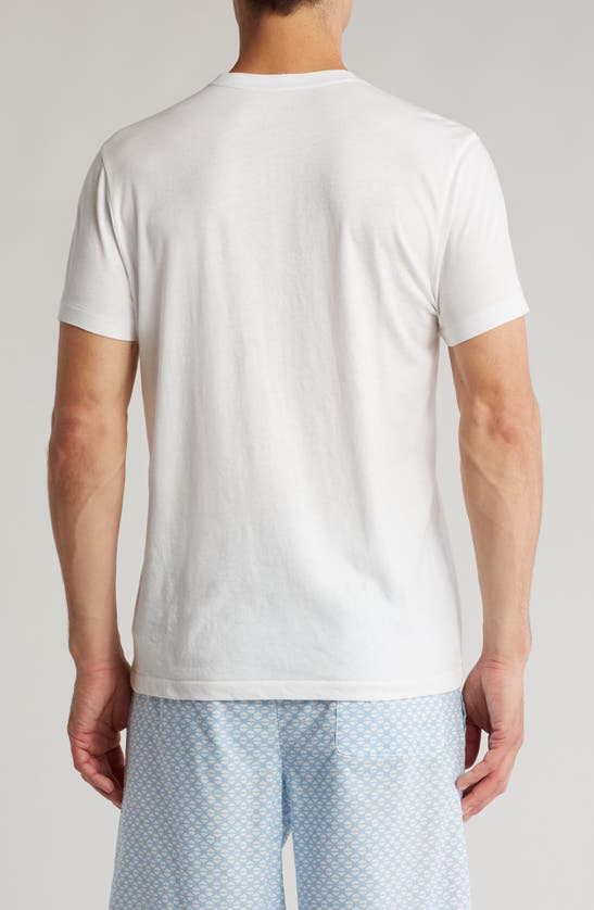 Shop Ted Baker Chest Graphic T-shirt In White