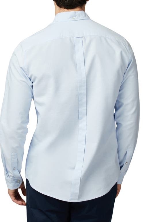 Ben Sherman Signature Organic Cotton Oxford Button-down Shirt In Sky