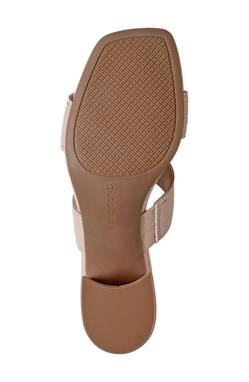 Shop Bandolino Merily 3 Heeled Sandal In Medium Natural