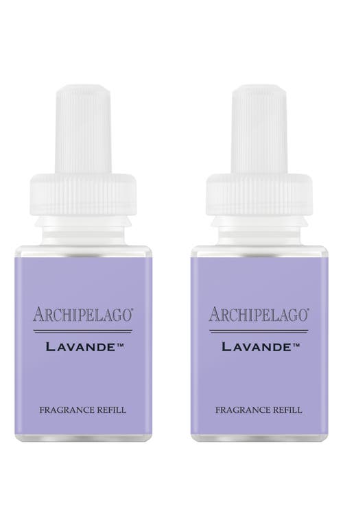 Pura X Archipelago 2-pack Smart Diffuser Fragrance Refills In Lavender