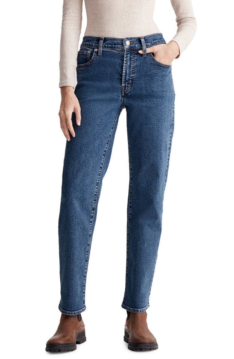 Madewell The Perfect Vintage Instacozy Straight Leg Jeans | Nordstrom