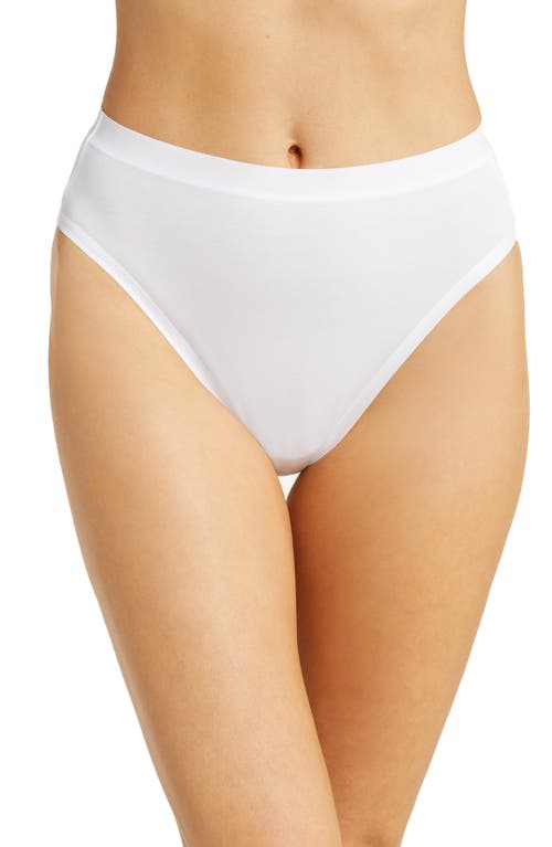 UPC 195093191671 product image for Wacoal Understated Cotton Blend High Leg Briefs in White at Nordstrom, Size Medi | upcitemdb.com