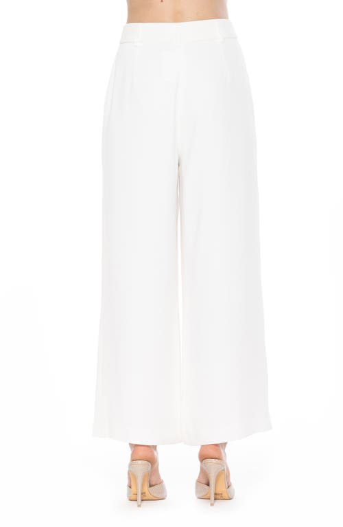 Alexia Admor Wide Leg Pants In Ivory
