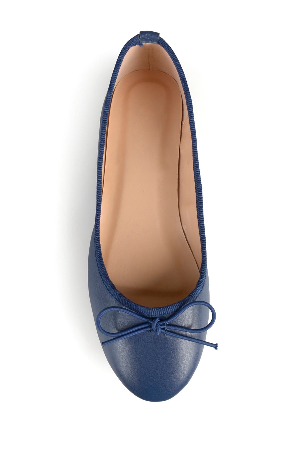 Journee Collection Vika Bow Flat In Navy2