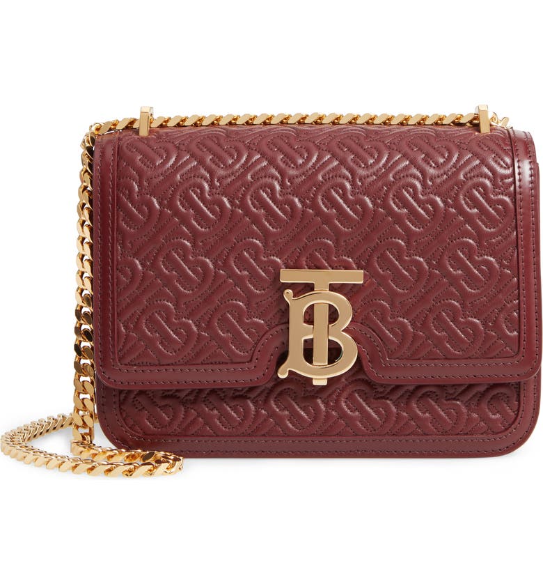 Burberry Small TB Quilted Monogram Leather Bag | Nordstrom