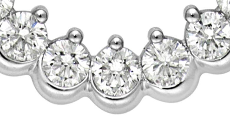 Shop Bony Levy Liora Diamond Circle Pendant Necklace In 18k White Gold
