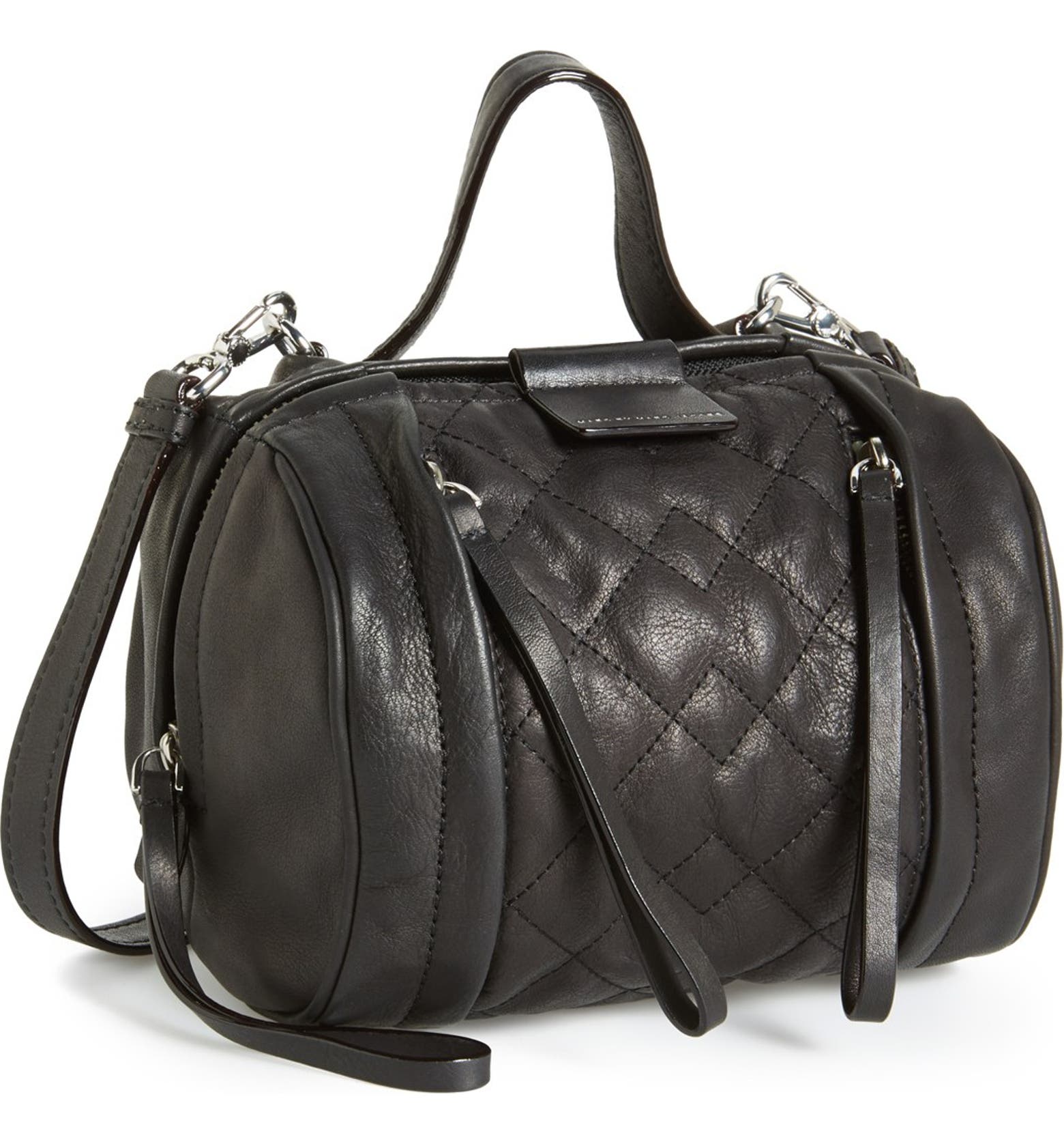 MARC BY MARC JACOBS 'Small Moto Barrel' Quilted Leather Satchel | Nordstrom