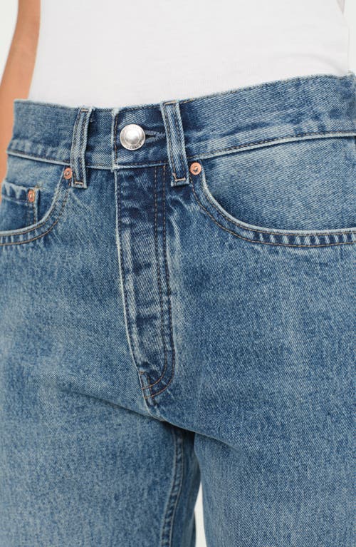 Dl1961 Rosie Straight High-rise Jeans In Blue