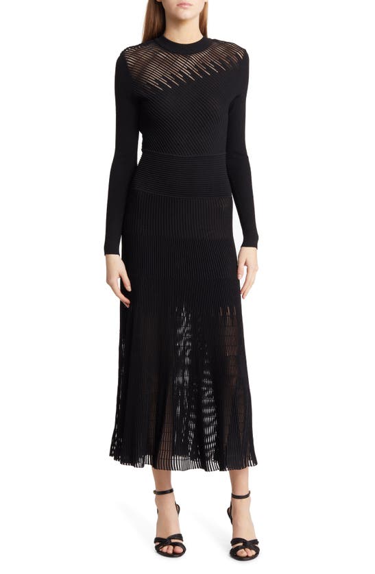 Ted Baker Latinia Ottoman Midi Dress In Black | ModeSens
