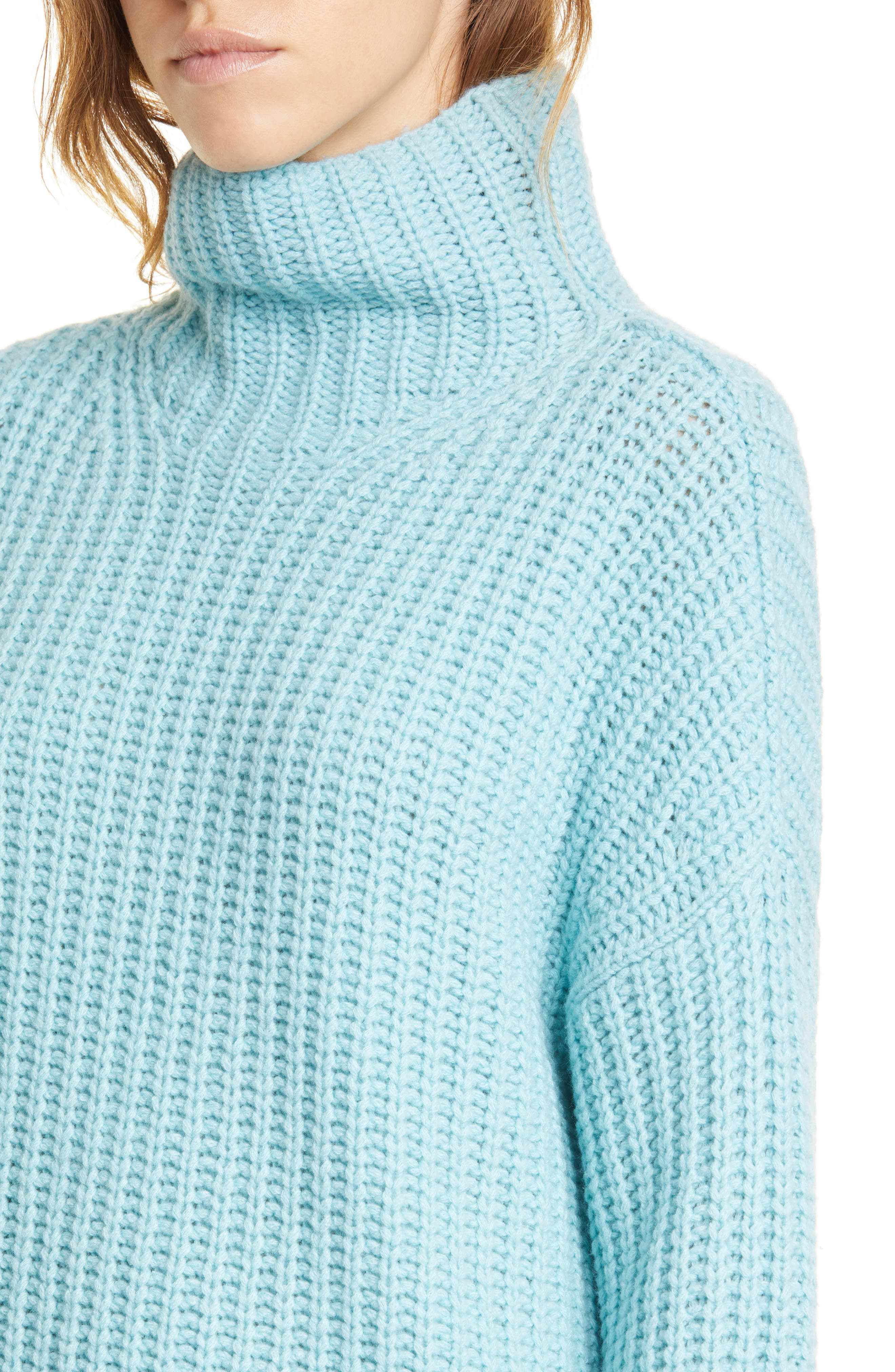 Vince Lofty Wool Blend Funnel Neck Sweater Nordstrom Rack