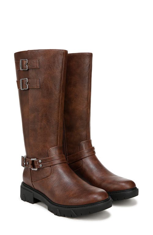 Dr. Scholl's Headstart Moto Boot In Chestnut