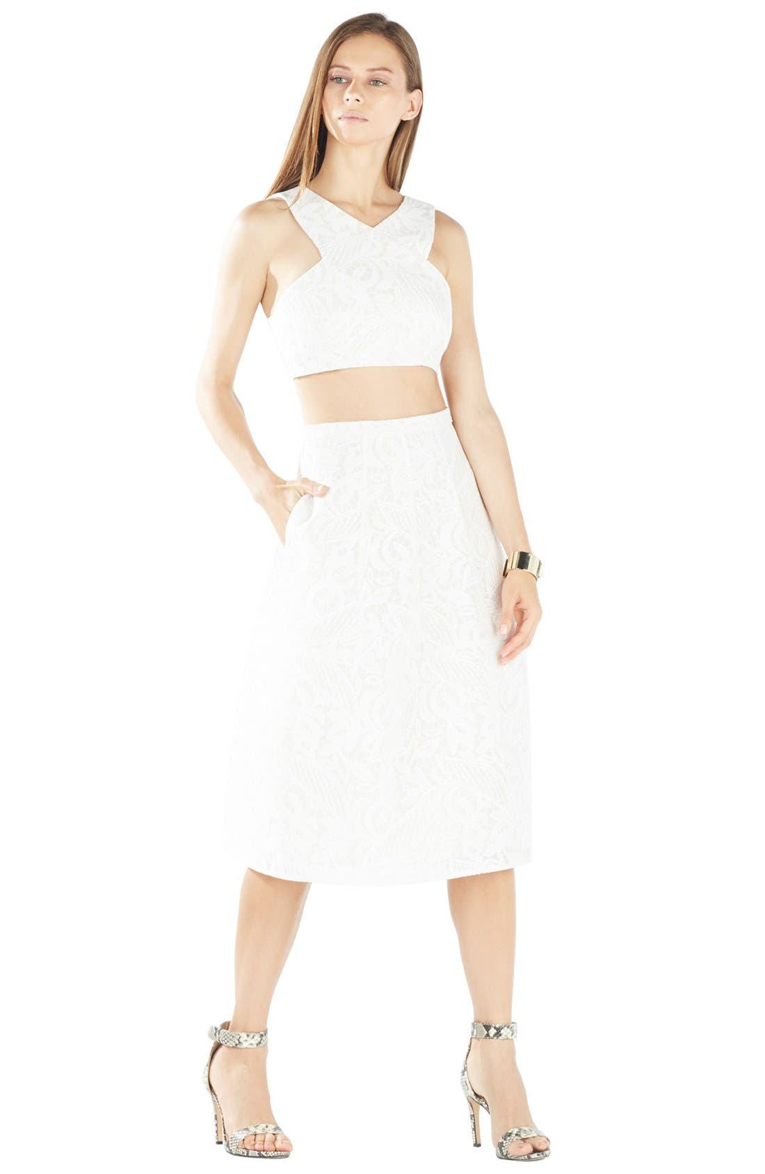 bcbg two piece dress