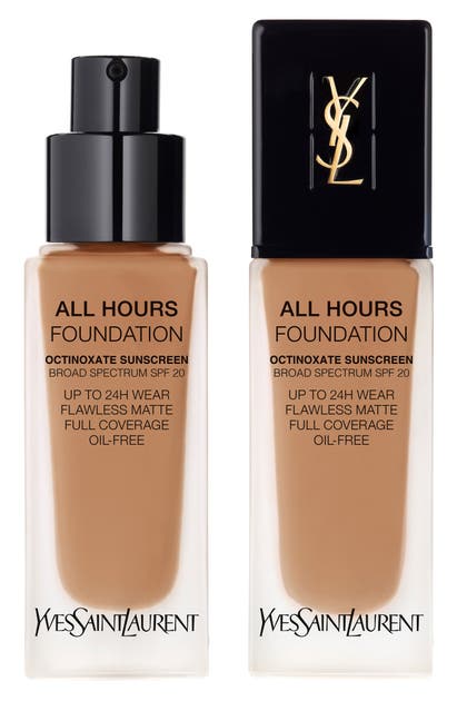 Saint Laurent All Hours Full Coverage Matte Foundation Spf 20 In Br45 Cool Bisque