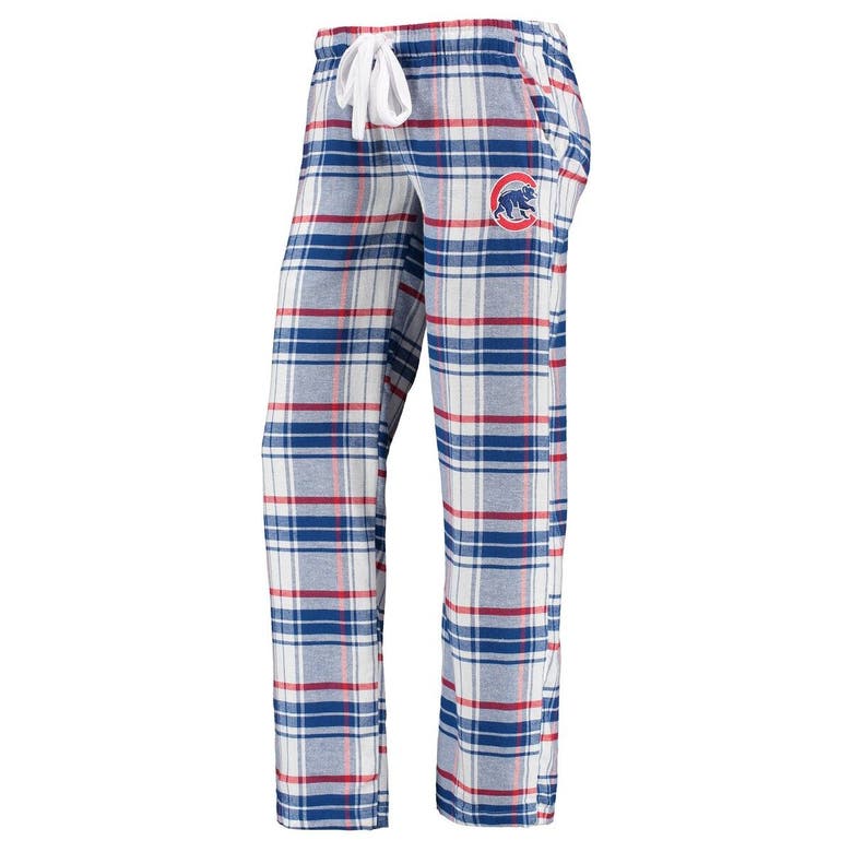 Concepts Sport Men's Chicago Cubs Plaid Flannel Pajama Pants