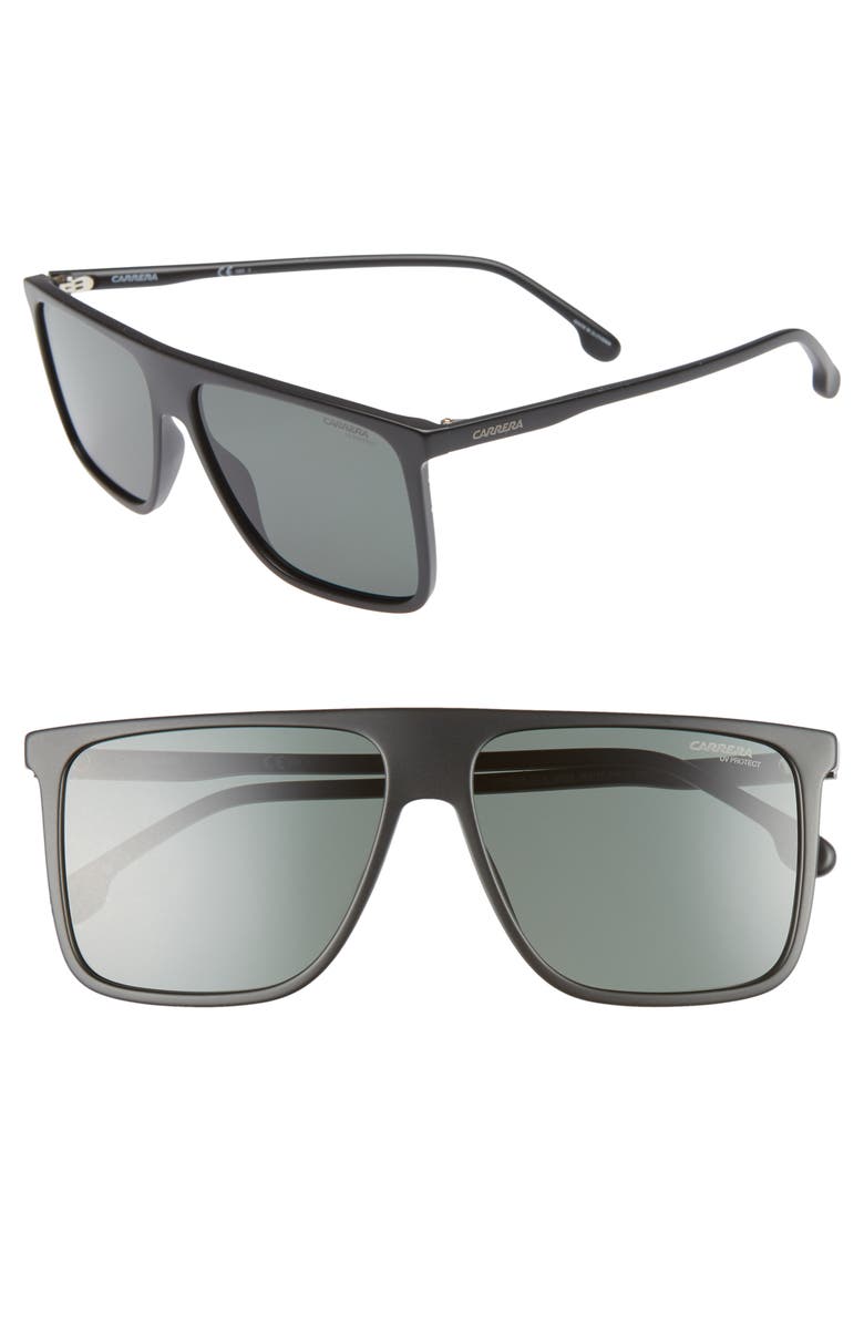 Carrera Eyewear 58mm Polarized Flat Top Sunglasses | Nordstrom