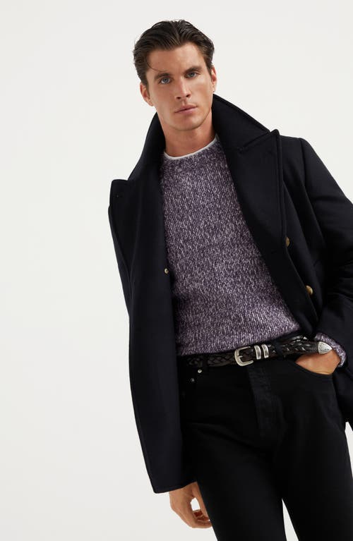 Shop Brunello Cucinelli Beaver Caban Jacket In Black