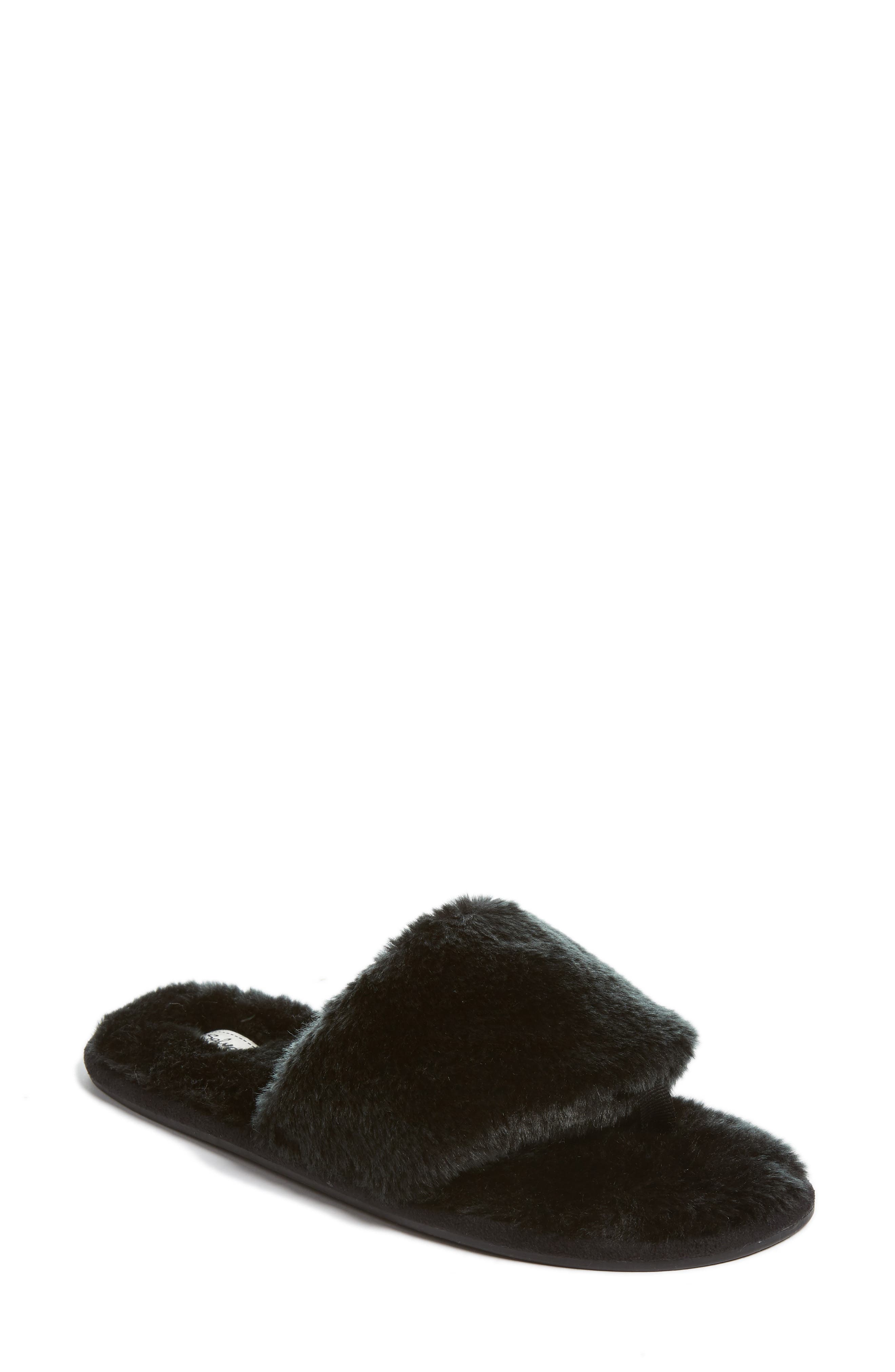 pj salvage fur slide slippers