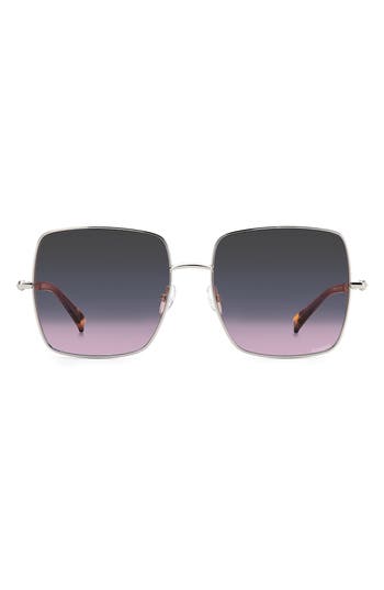 Missoni 58mm Square Oversize Sunglasses In Brown