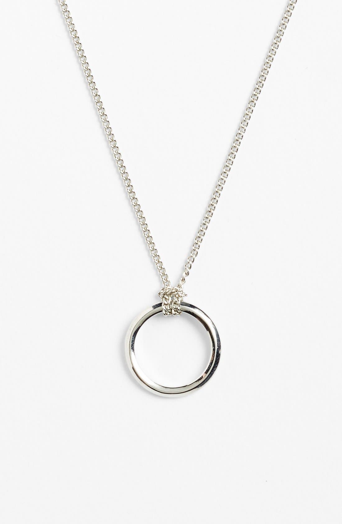 Fossil Circle Pendant Necklace Nordstrom