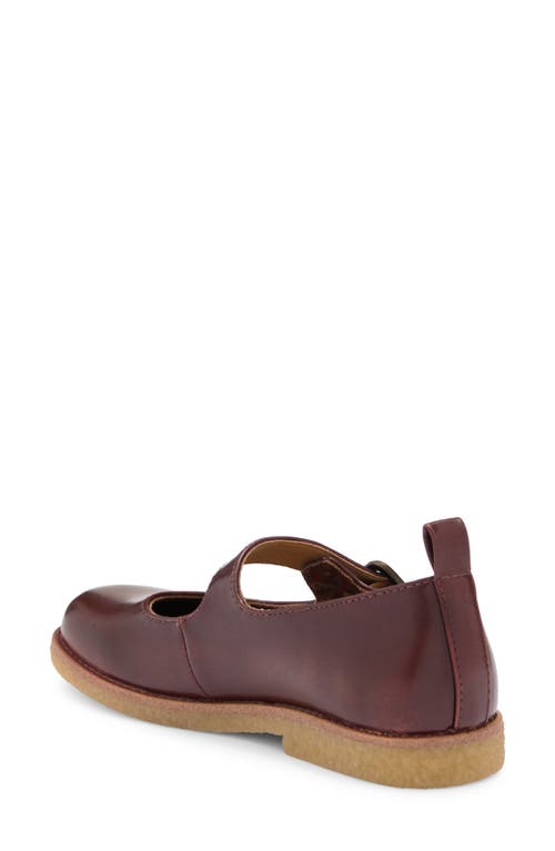 B O C By Børn Lara Mary Jane Flat In Burgundy