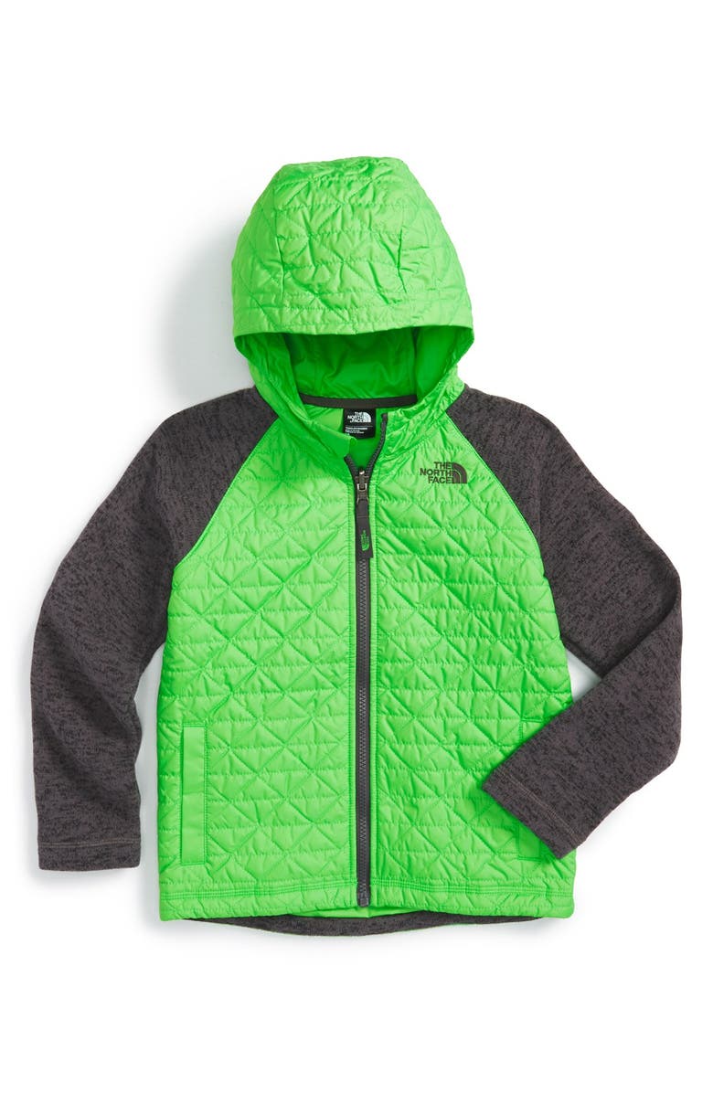 The North Face Quilted Sweater Fleece Hoodie (Toddler Boys & Little ...