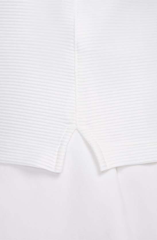 Shop Nike Victory Dri-fit Sleeveless Golf Polo In White/ Black