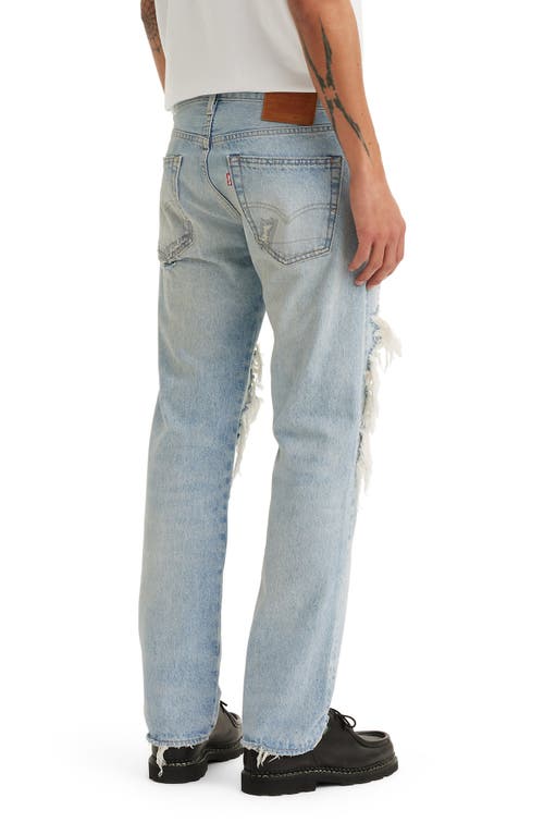 LEVI'S LEVI'S 501® ORIGINAL RIP & REPAIR STRAIGHT LEG JEANS