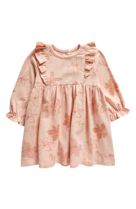 Floral Frill Long Sleeve Dress (Baby)
