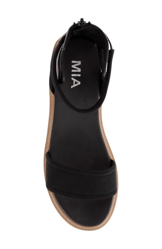 Shop Mia Jinger Platform Wedge Sandal In Black