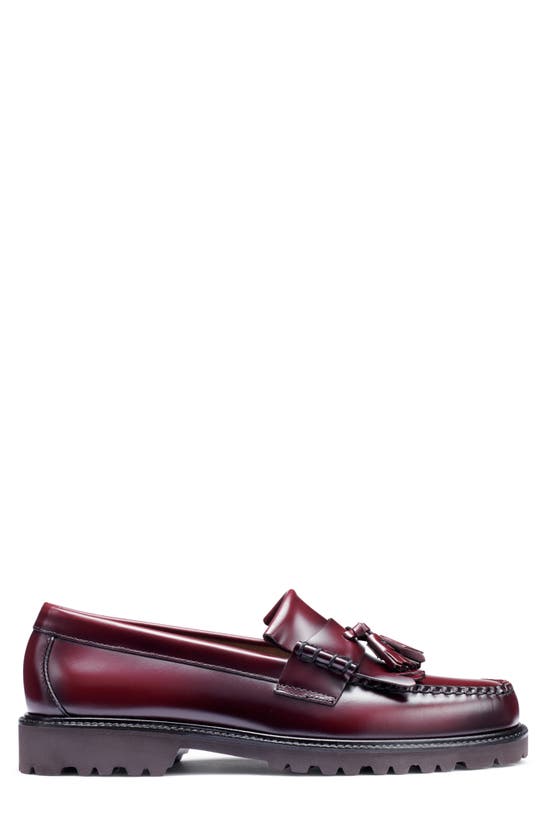 G.h.bass Layton Lug Sole Loafer In Wine