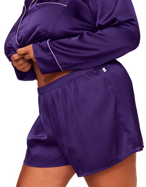 Adore Me Sammi Pajama Set In Dark Purple