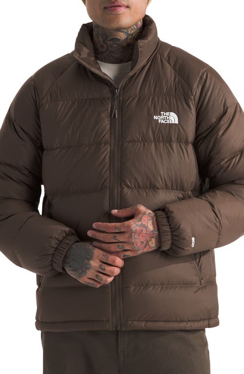 The North Face Hydrenalite Water Repellent 600 Fill Power Down Jacket In Smokey Brown