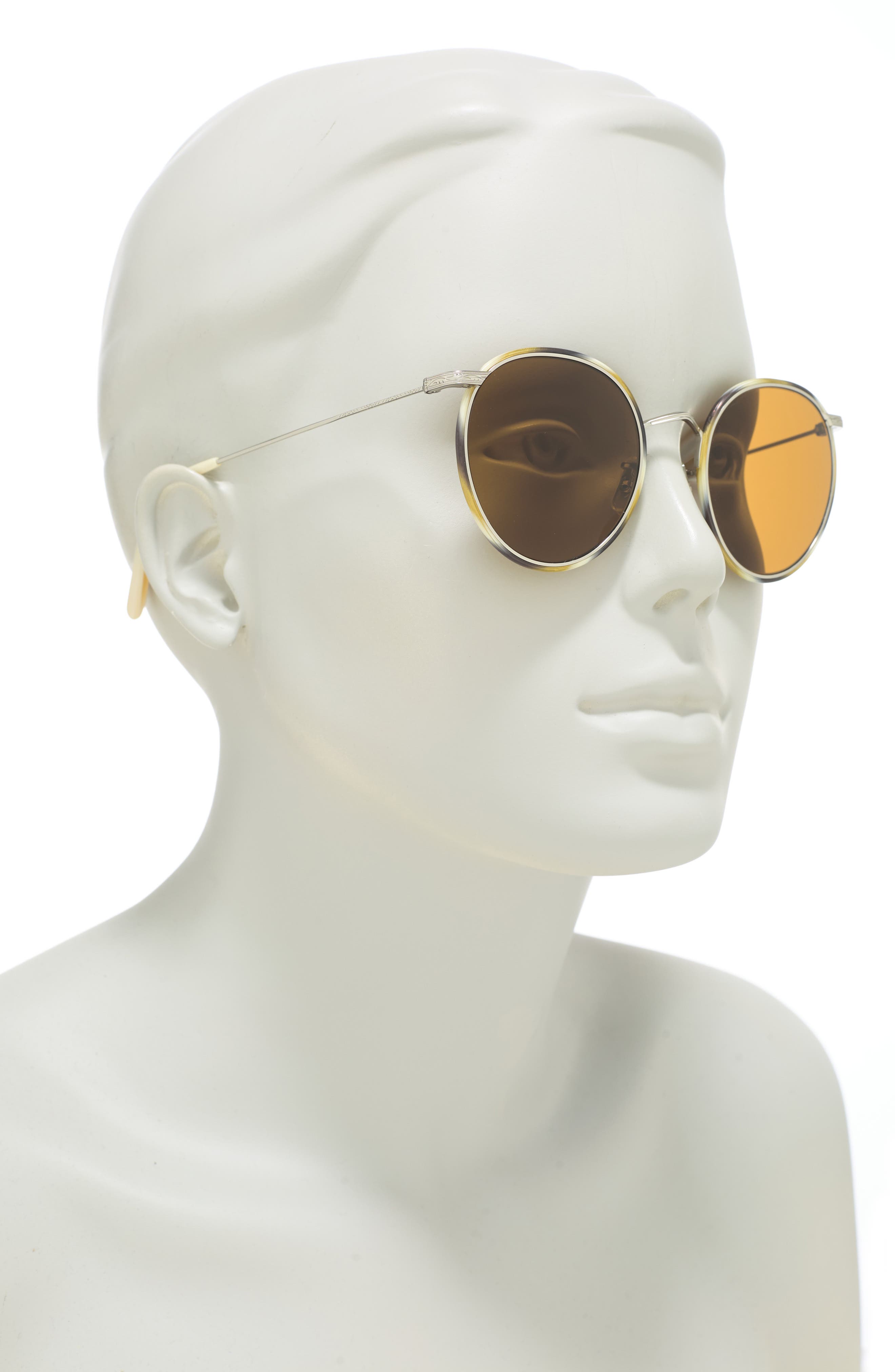 49mm round sunglasses