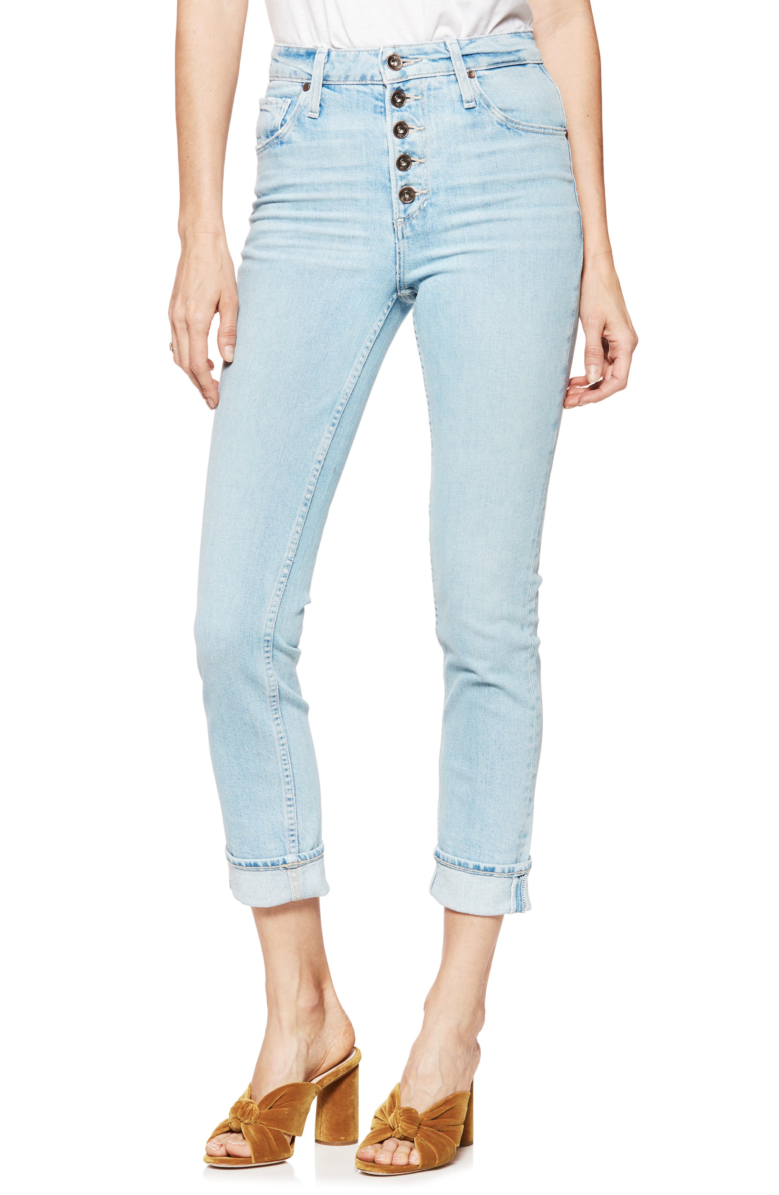paige button fly jeans