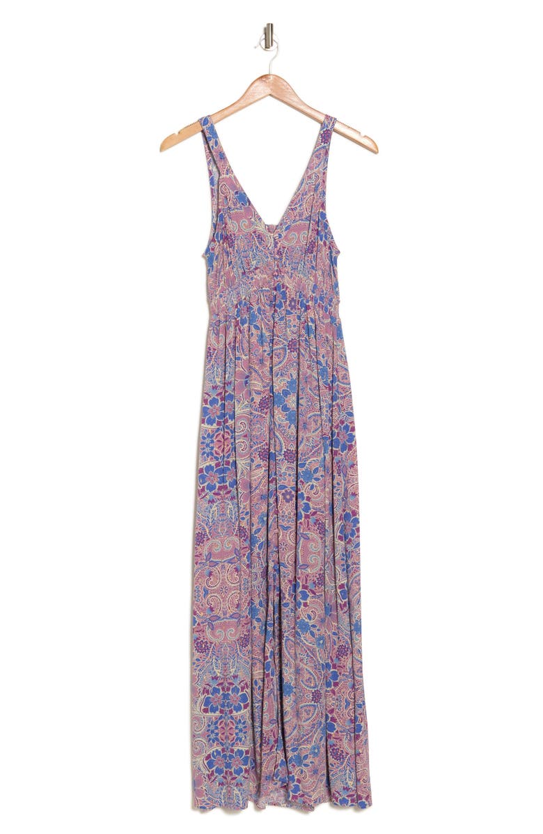 Lovestitch Floral Paisley Empire Waist Maxi Dress | Nordstromrack