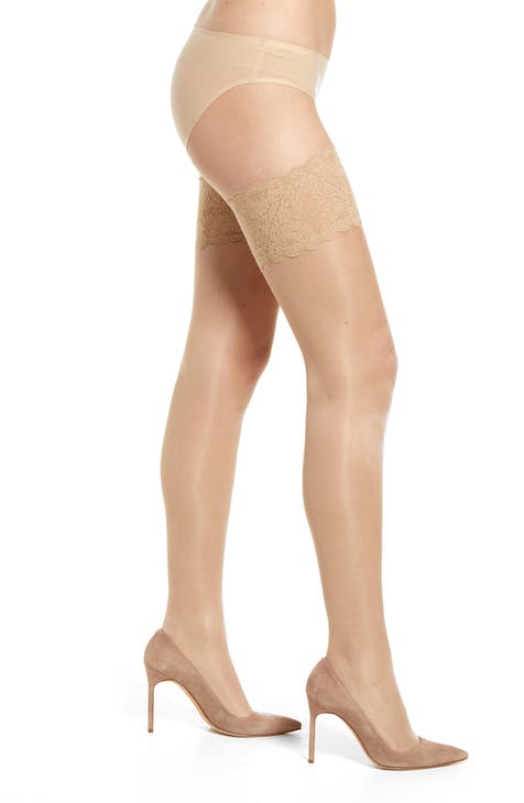 Wolford Satin Touch 20 Stay-Ups : : Clothing, Shoes & Accessories