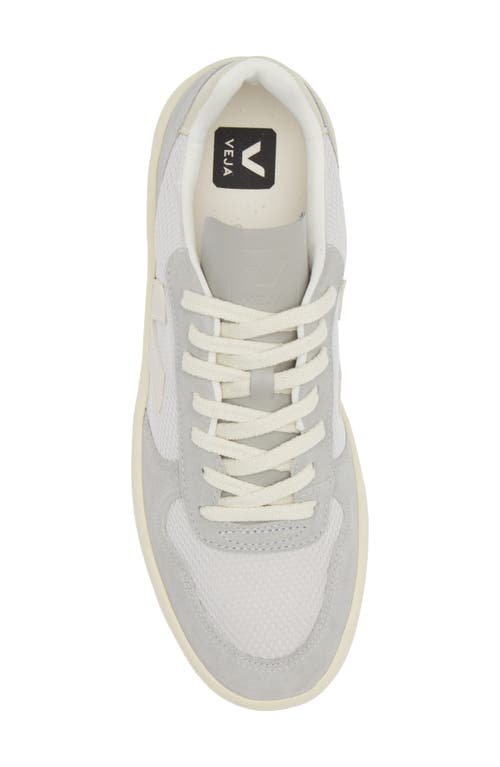 Veja V-10 Alveomesh Sneaker In Light-grey Pierre