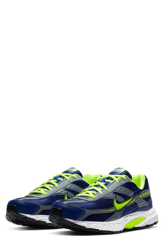 Nike Initiator Running Shoe In Royal Blue/ Volt/ Grey/ Black