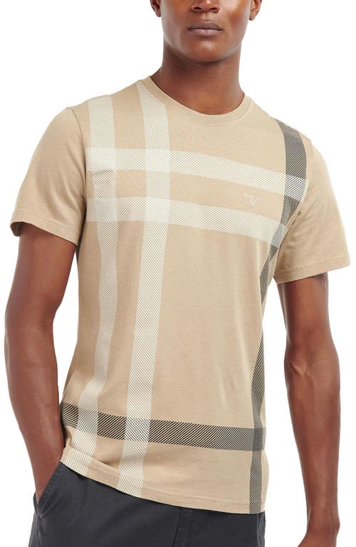 Barbour Norman Plaid T-Shirt in Washed Stone at Nordstrom, Size Large