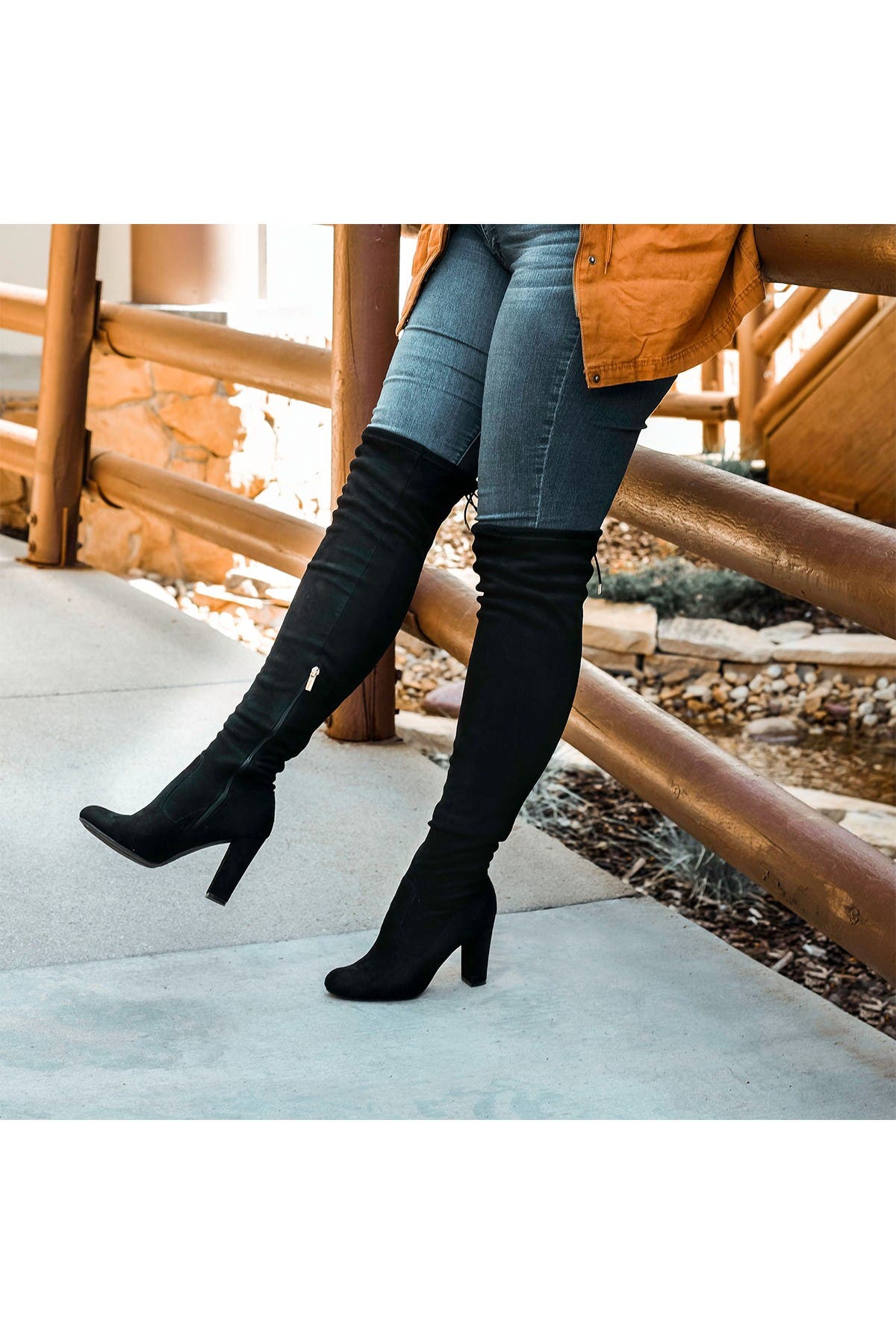 journee collection maya thigh high boot